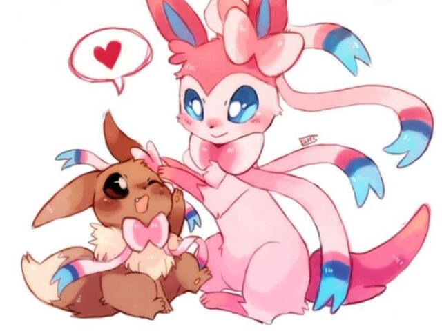 Sylveon e Eevee