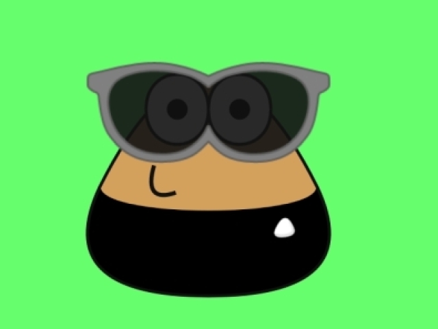 Pou Emo Black🖤