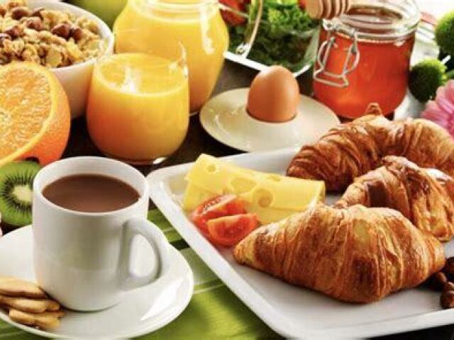 Monte seu café da manhã!