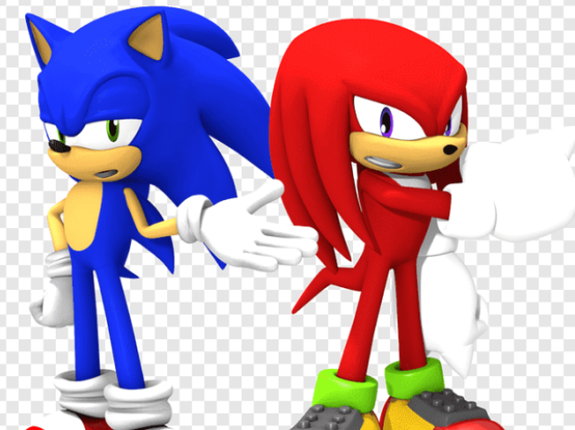 Knuckles e Sonic