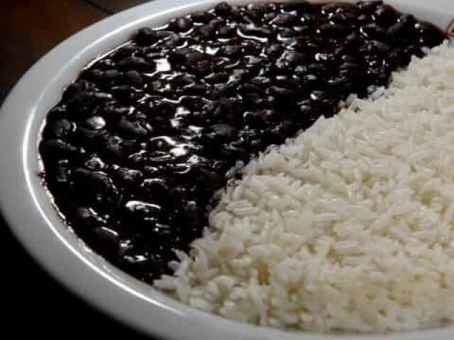 Arroz e feijão