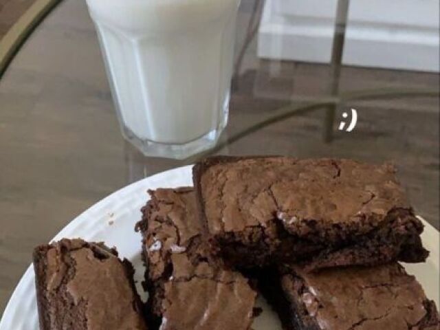 Brownie bem chocolatudo.