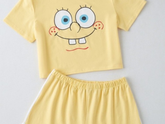 BOB ESPONJA, CALÇA QUADRADA