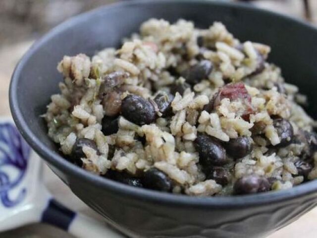 Arroz com feijão