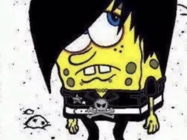 Bob esponja emo. 😳