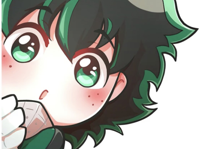 Deku chibi, meu querido alface 🥬