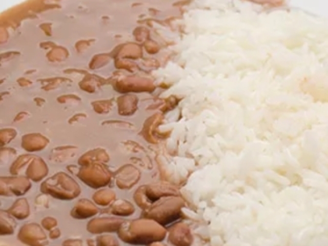 Arroz e feijão