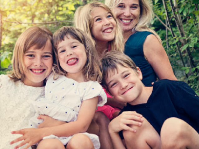 Sua família será grande, + de 4 filhos!