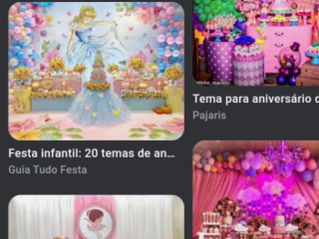 Um tema princesa