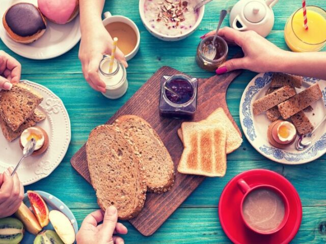 Eu não tomo café da manhã