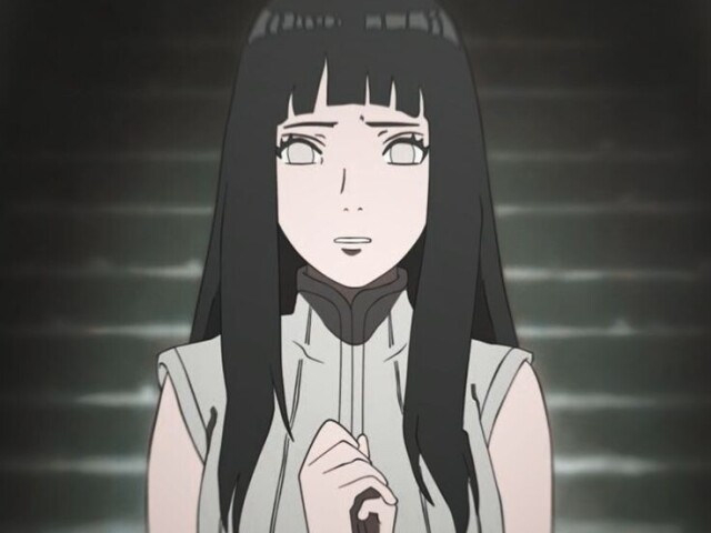 (Hinata hyuga) ela se esforçar muito para proteger quem ama