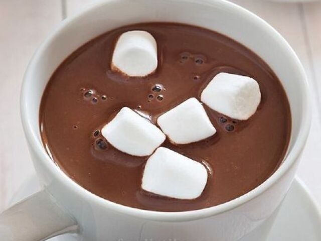 Chocolate quente simples