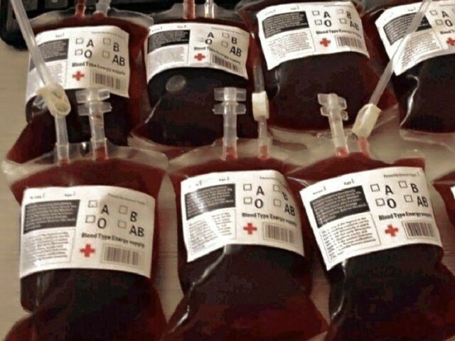 Bolsas de sangue humano