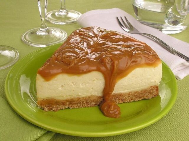 cheesecake de doce de leite