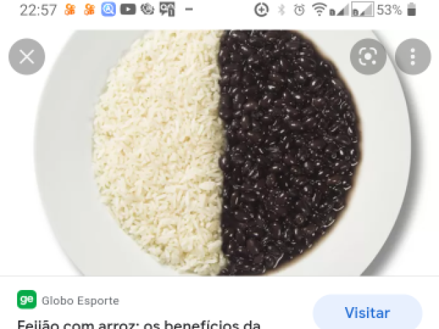 Arroz e feijão