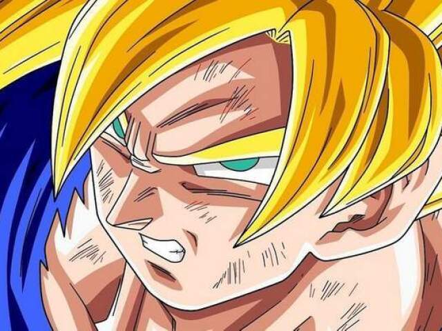 Um super saiyajin