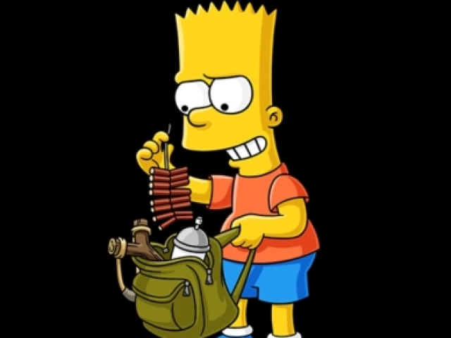 Você é mais o Bart Simpson.