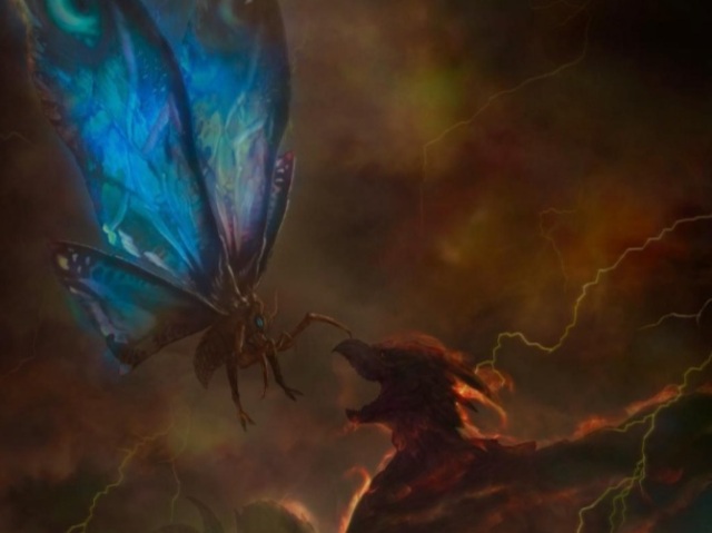 Mothra vs Rodan