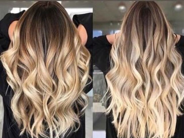 cabelo loiro ou cores claras