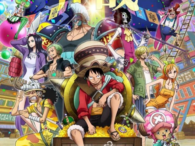 Luffy, Zoro, sanji, nami, nico robin, chopper, usopp, franky, brook, jimbe