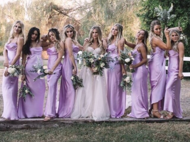 Você tava linda e delicada! 💜