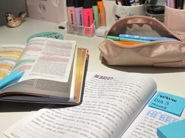 Monte sua tarde de estudos!