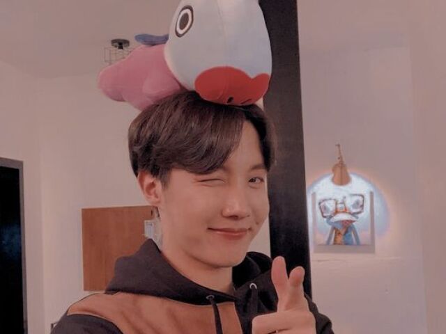 J-hope (╯▽╰ )/🐸Cururu sente muito por cortar a imagem🐸