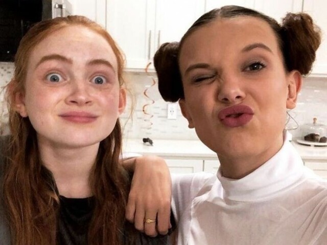 Millie Bobby Brown e Sadie Sink