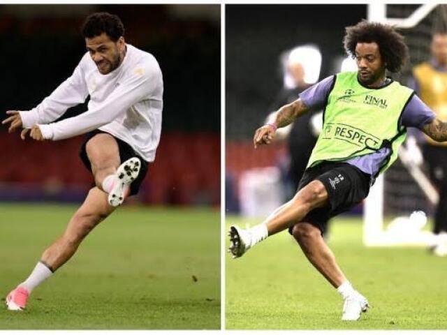 Marcelo e Dani Alves