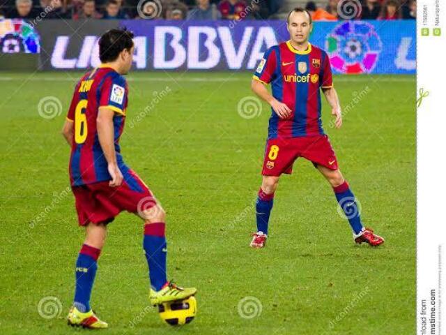 Xavi e Iniesta