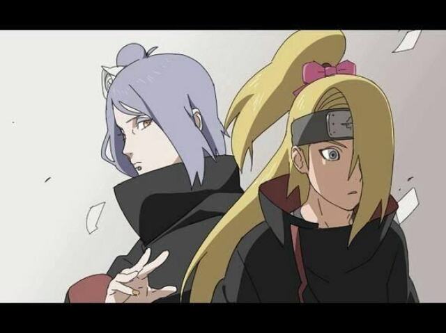 Deidara e Konan