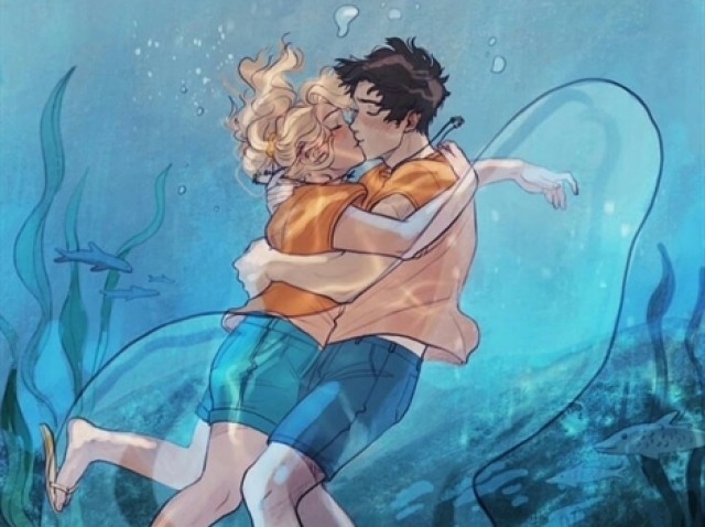 Percy e Annabeth 🌊📚
