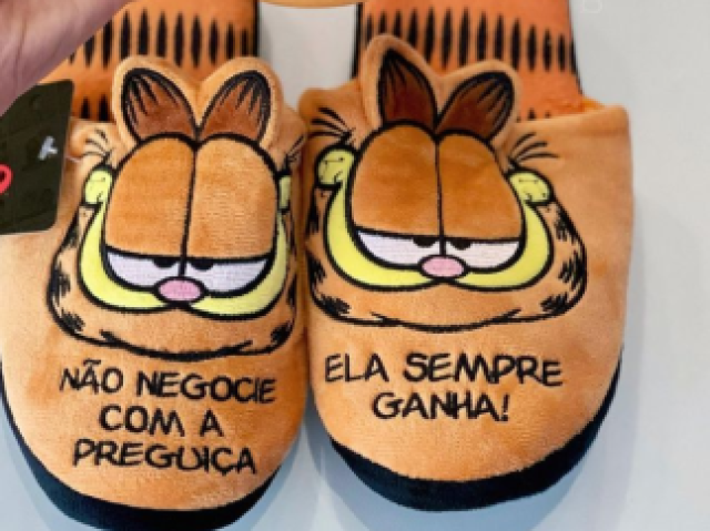 Pantufas do Garfield