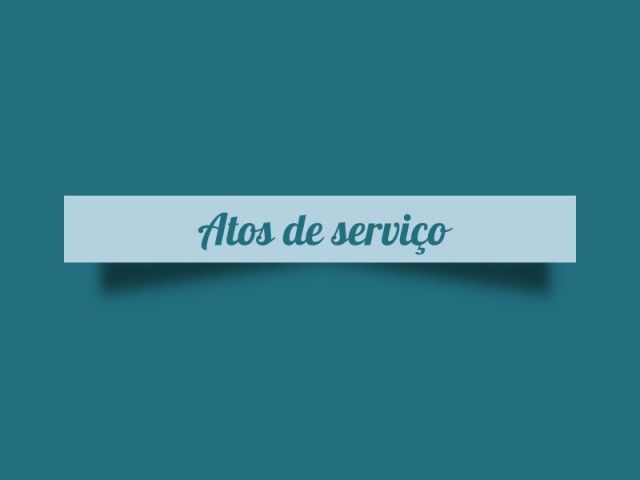 Atos de serviço