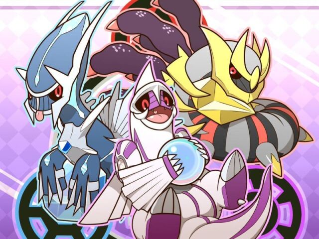 Giratina, Palkia, Dialga