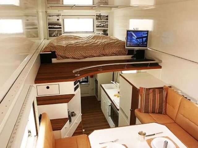 In a motor home