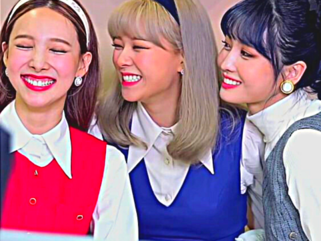 ꒰ unnie line (nayeon, jeongyeon e momo) ⊹