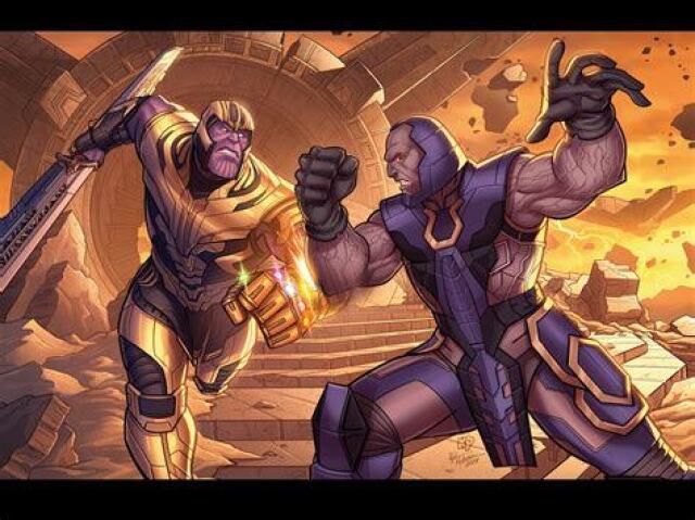 Thanos e Darksied.