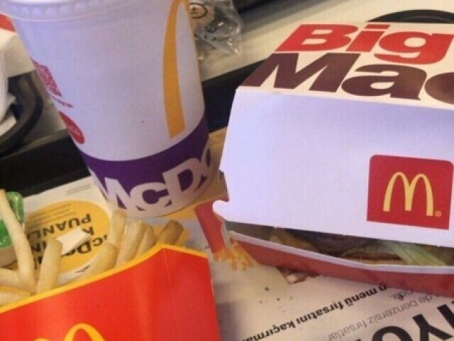 Um lanche no McDonald's