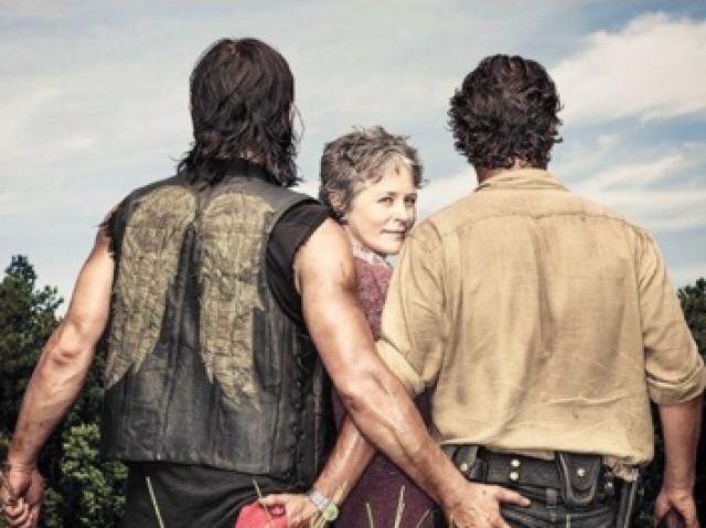 Rick, Carol, e Daryl