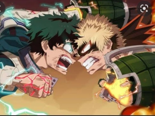 Midoriya Vs Bakugo.