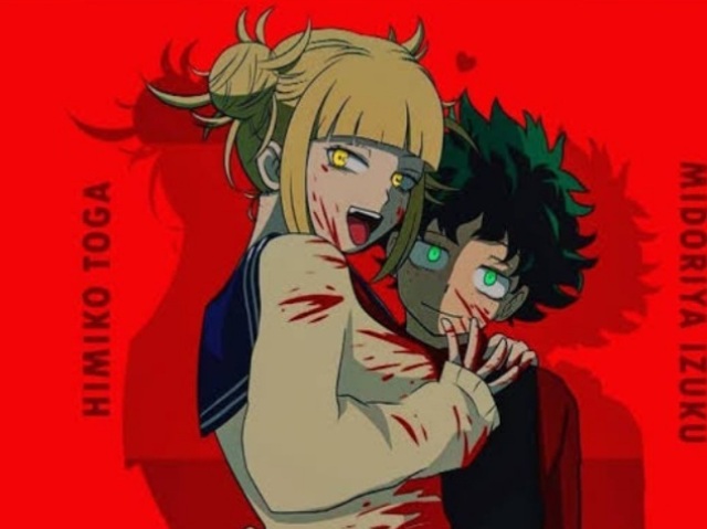 Deku e Toga.