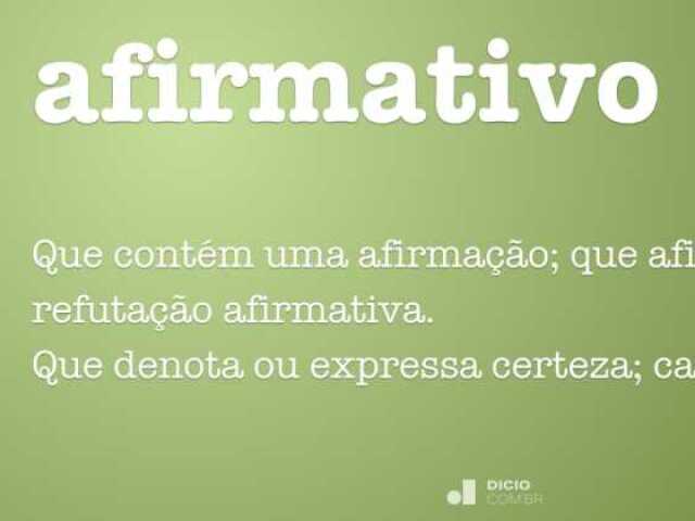 Afirmativo