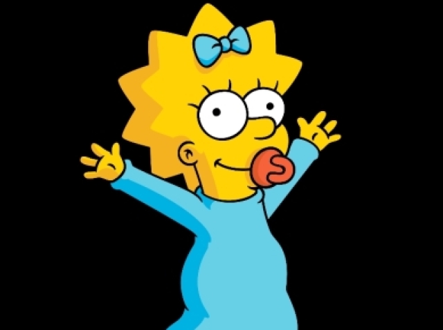 Você seria a Maggie Simpson.