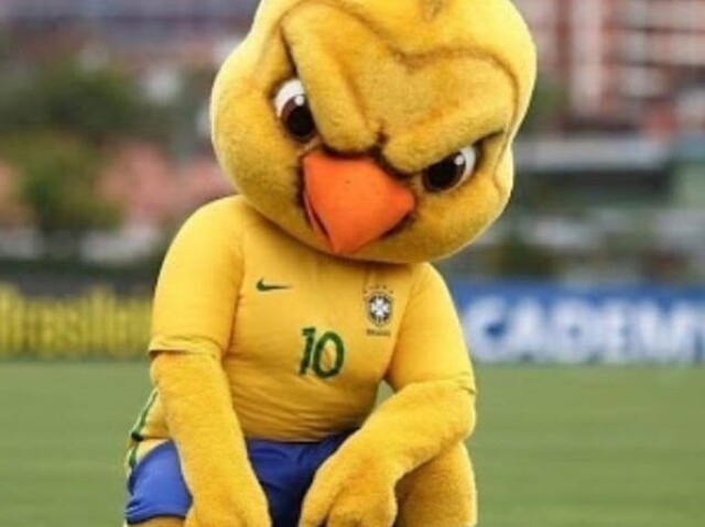 Pega o traje de Canarinho... porque eu animo a torcida