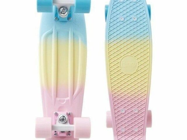 Skate das cores pastéis 💙🧡💗💅🤤