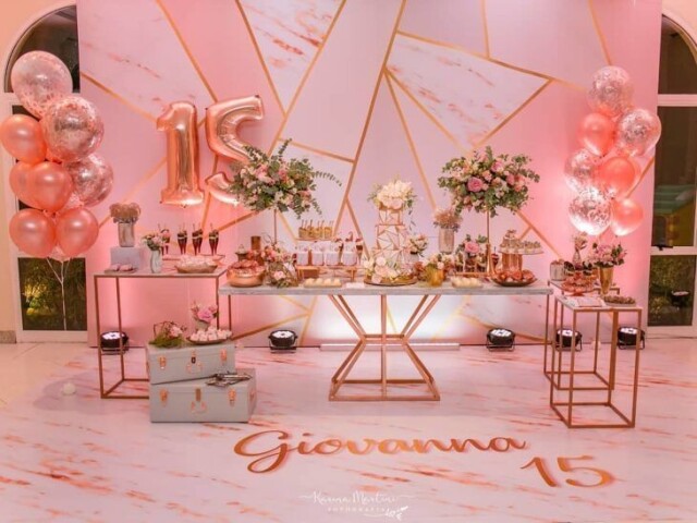 Prepare a sua festa de 15 anos