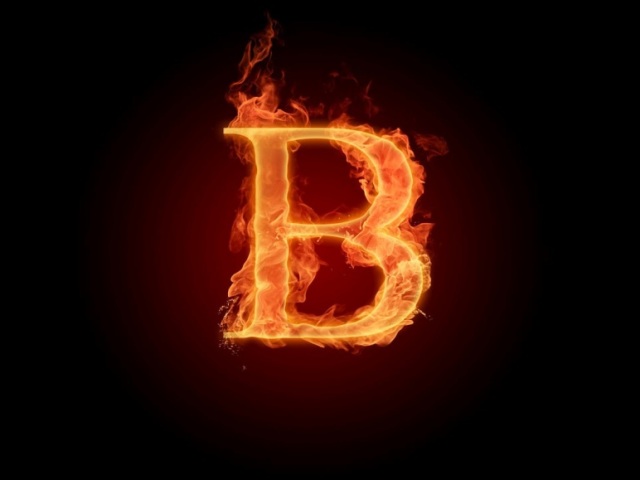 B