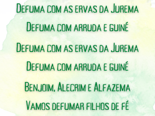 Defuma com as Ervas da Jurema