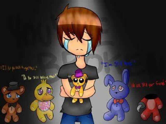 Evan ou Cris como quiser (golden Freddy)